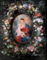 La Vierge à l’Enfant dans une Guirlande de Fleur Baroque Peter Paul Rubens